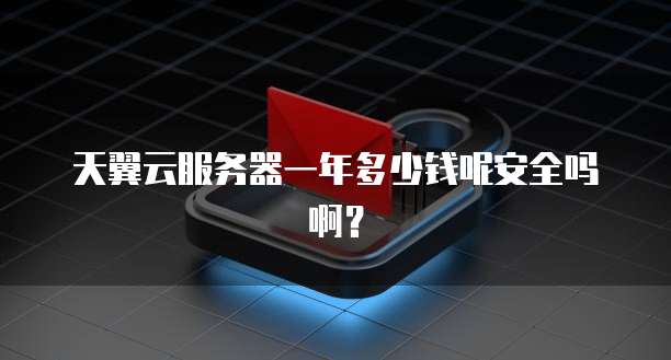 天翼云服务器一年多少钱呢安全吗啊?