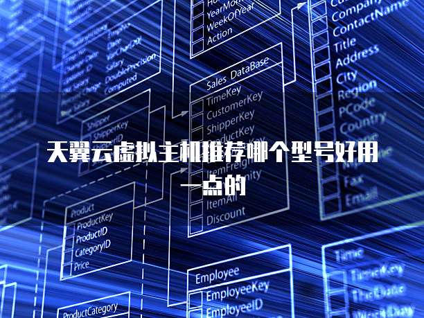天翼云虚拟主机推荐哪个型号好用一点的