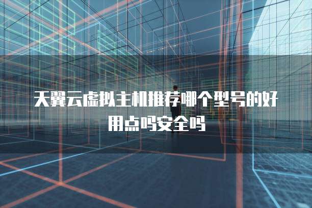 天翼云虚拟主机推荐哪个型号的好用点吗安全吗