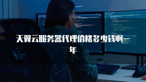 天翼云服务器代理价格多少钱啊一年