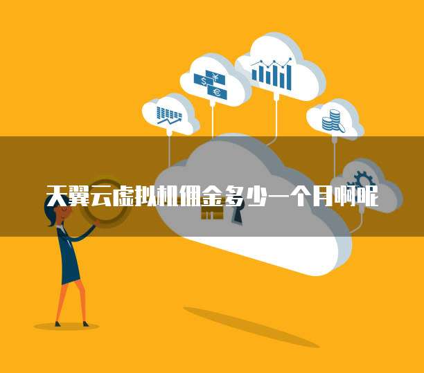 天翼云虚拟机佣金多少一个月啊呢