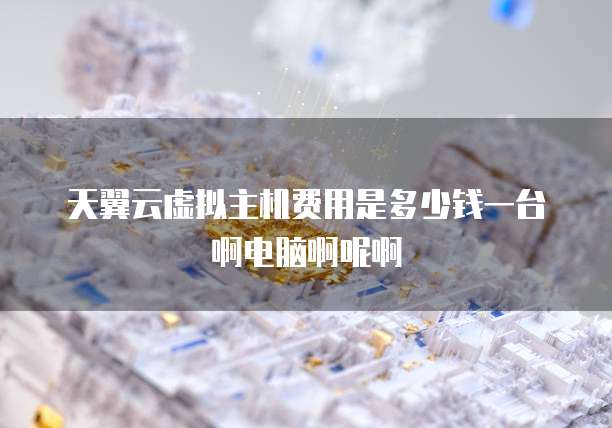 天翼云虚拟主机费用是多少钱一台啊电脑啊呢啊