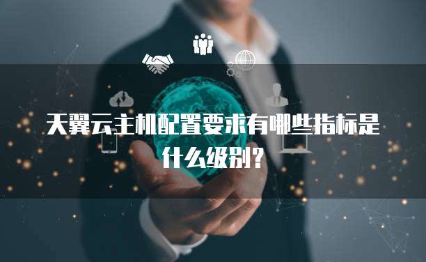 天翼云主机配置要求有哪些指标是什么级别？