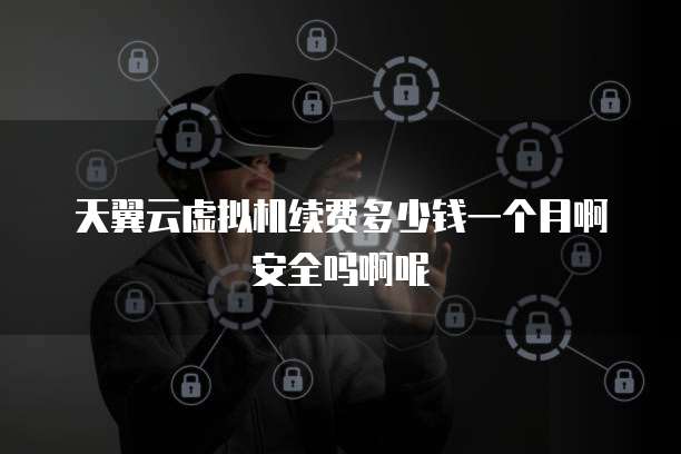 天翼云虚拟机续费多少钱一个月啊安全吗啊呢