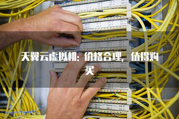 天翼云虚拟机: 价格合理,值得购买