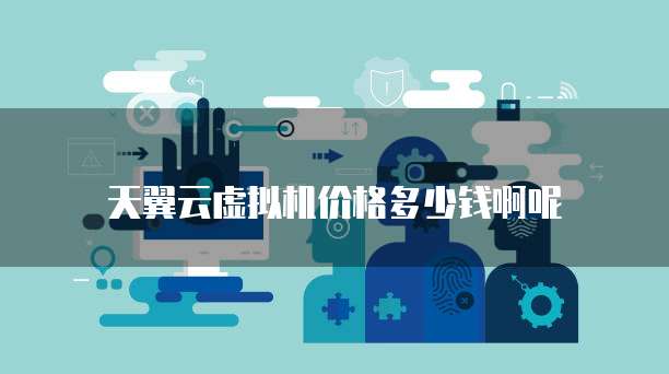 天翼云虚拟机价格多少钱啊呢