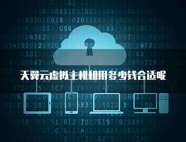 天翼云虚拟主机租用多少钱合适呢