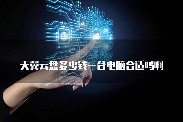 天翼云盘多少钱一台电脑合适吗啊