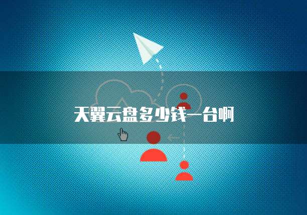 天翼云盘多少钱一台啊