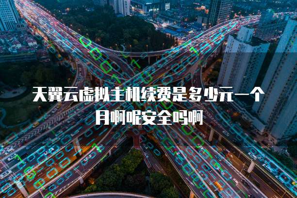 天翼云虚拟主机续费是多少元一个月啊呢安全吗啊