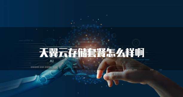 天翼云存储套餐怎么样啊