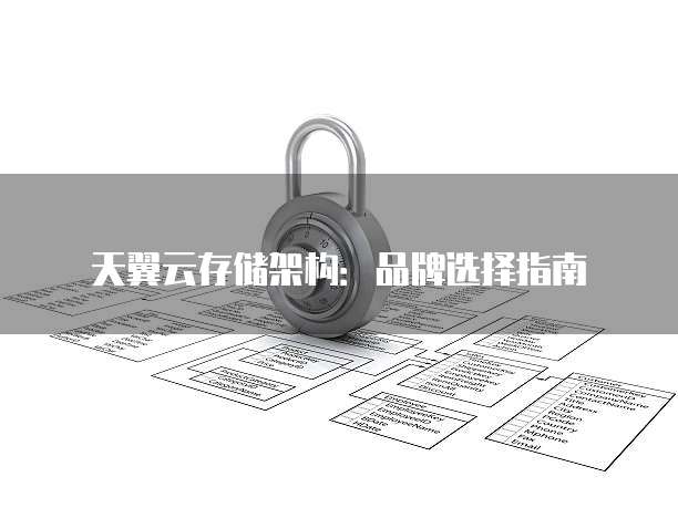 天翼云存储架构:品牌选择指南