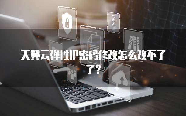 天翼云弹性IP密码修改怎么改不了了?
