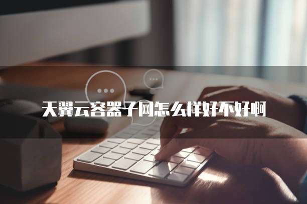 天翼云容器子网怎么样好不好啊