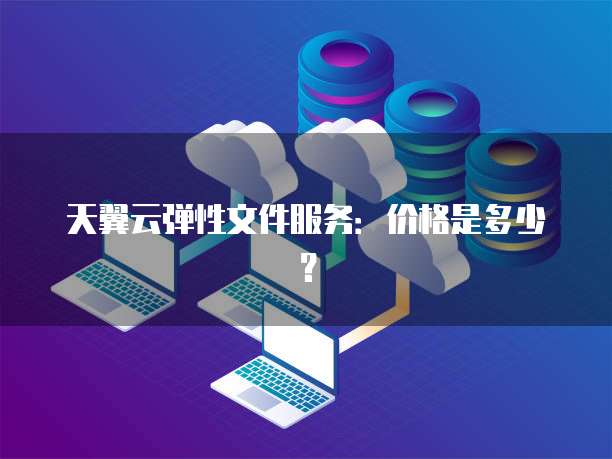 天翼云弹性文件服务：价格是多少？