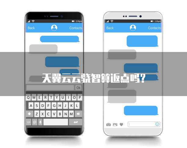 天翼云云骁智算返点吗?