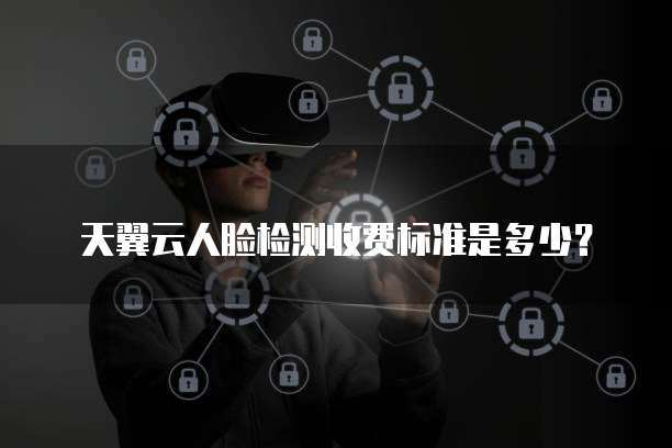 天翼云人脸检测收费标准是多少?
