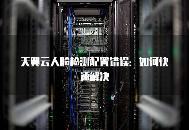 天翼云人脸检测配置错误:如何快速解决