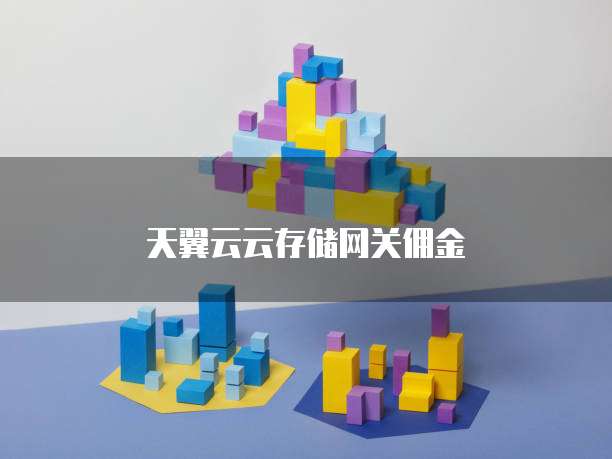 天翼云云存储网关佣金
