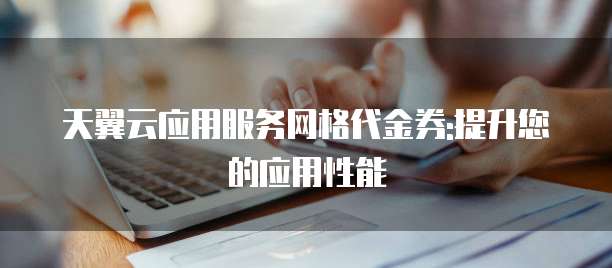 天翼云应用服务网格代金券:提升您的应用性能