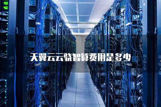天翼云云骁智算费用是多少