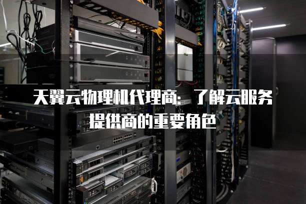 天翼云物理机代理商:了解云服务提供商的重要角色