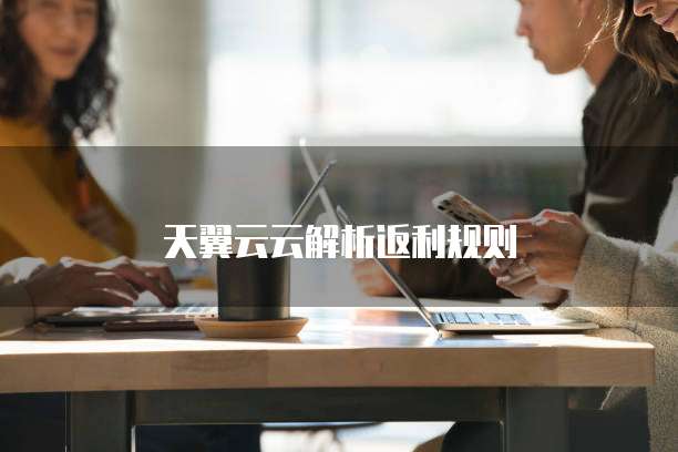 天翼云云解析返利规则