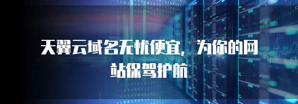 天翼云域名无忧便宜,为你的网站保驾护航