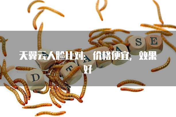 天翼云人脸比对：价格便宜，效果好