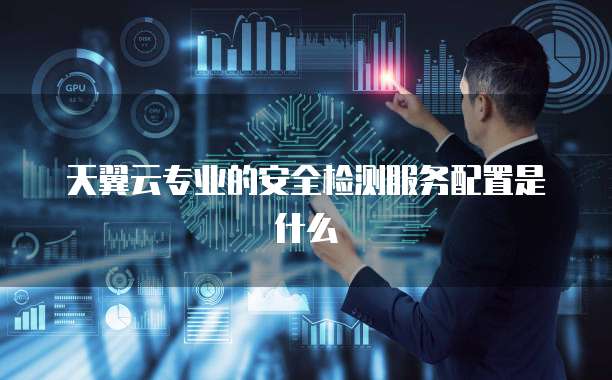 天翼云专业的安全检测服务配置是什么