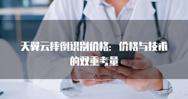 天翼云摔倒识别价格:价格与技术的双重考量