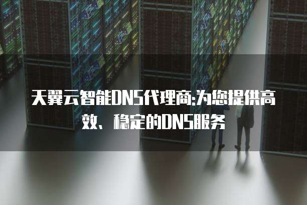 天翼云智能DNS代理商:为您提供高效、稳定的DNS服务