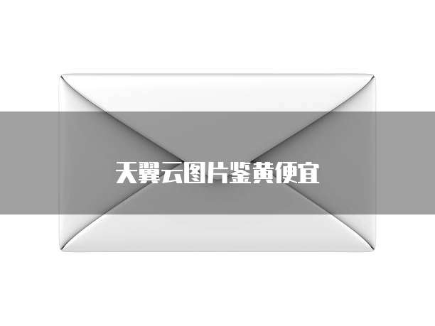 天翼云图片鉴黄便宜
