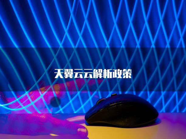 天翼云云解析政策