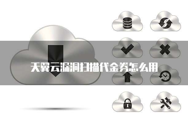 天翼云漏洞扫描代金券怎么用