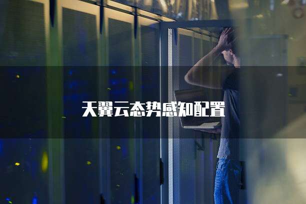 天翼云态势感知配置