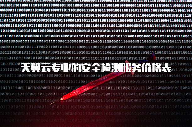 天翼云专业的安全检测服务价格表