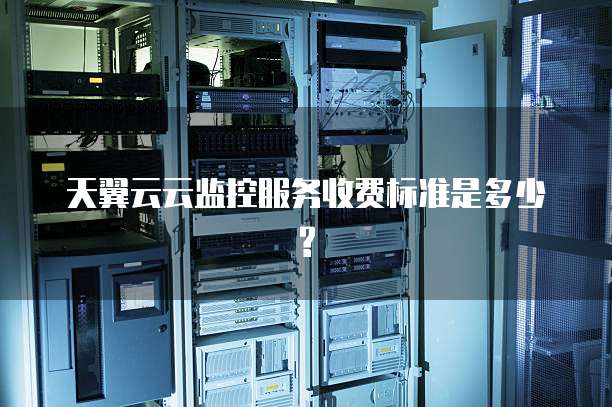 天翼云云监控服务收费标准是多少?