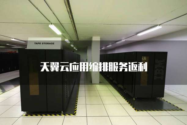 天翼云应用编排服务返利