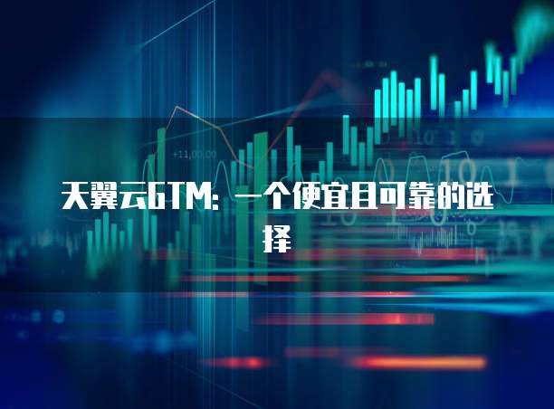 天翼云GTM: 一个便宜且可靠的选择