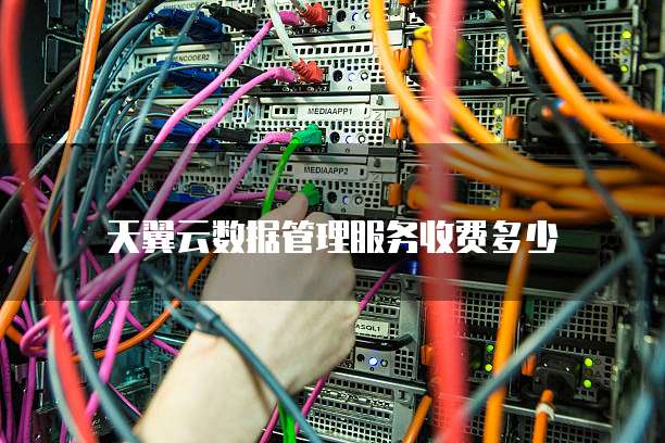 天翼云数据管理服务收费多少