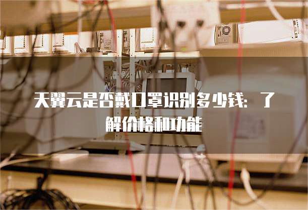 天翼云是否戴口罩识别多少钱:了解价格和功能