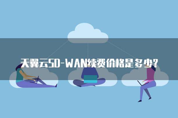 天翼云SD-WAN续费价格是多少?