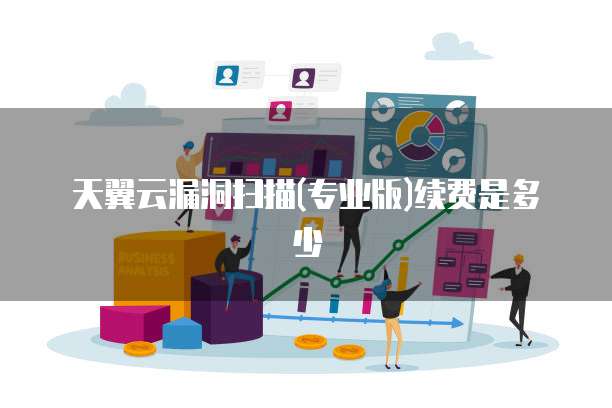 天翼云漏洞扫描(专业版)续费是多少