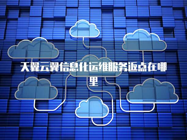 天翼云翼信息化运维服务返点在哪里