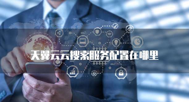 天翼云云搜索服务配置在哪里
