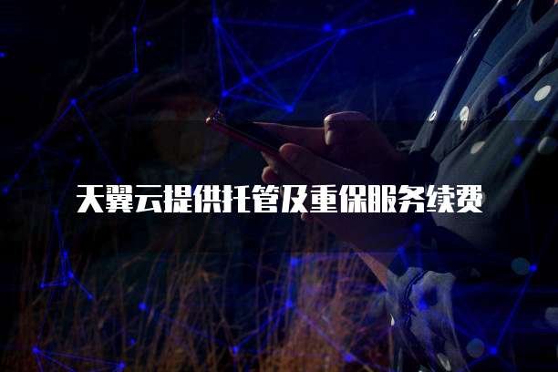 天翼云提供托管及重保服务续费