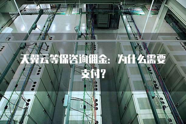 天翼云等保咨询佣金:为什么需要支付?
