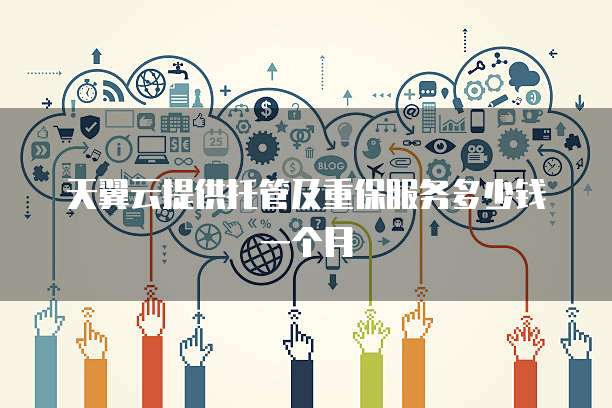 天翼云提供托管及重保服务多少钱一个月
