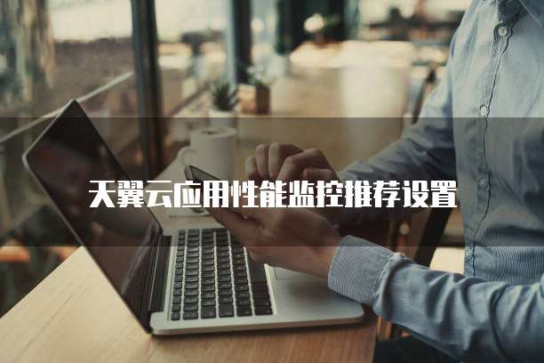 天翼云应用性能监控推荐设置